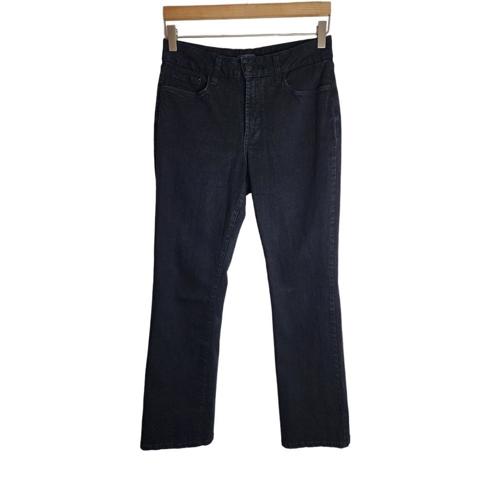 NYDJ Jeans‎ Women's 8 P Barbara Boot Cut Lift Tuck Dark Denim